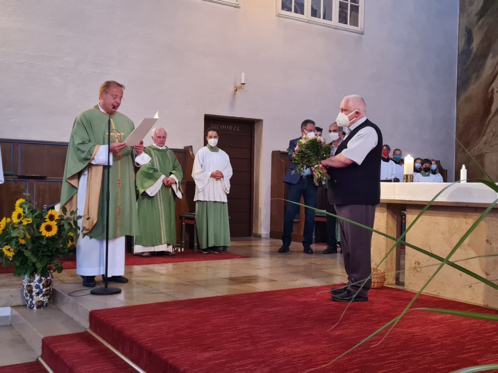 Ehrung 40-jähriges Dienstjubiläum Hans Raphael