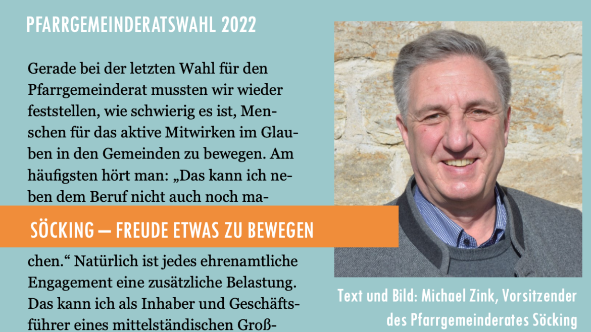 Freude, etwas zu bewegen