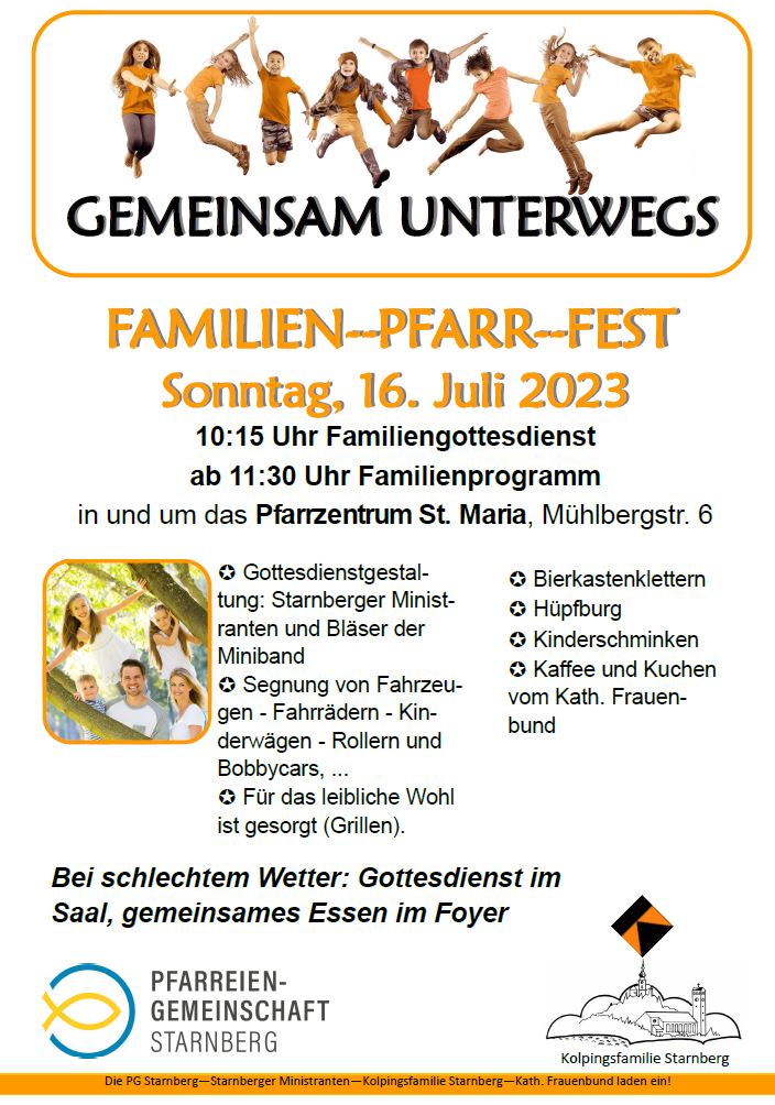 Einladung zum Familien-Pfarr-Fest