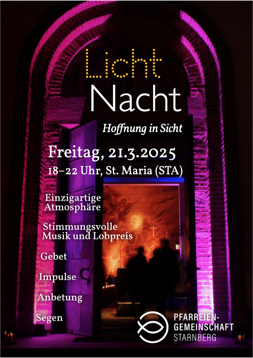 LichtNacht am 21.03.2025 in St. Maria